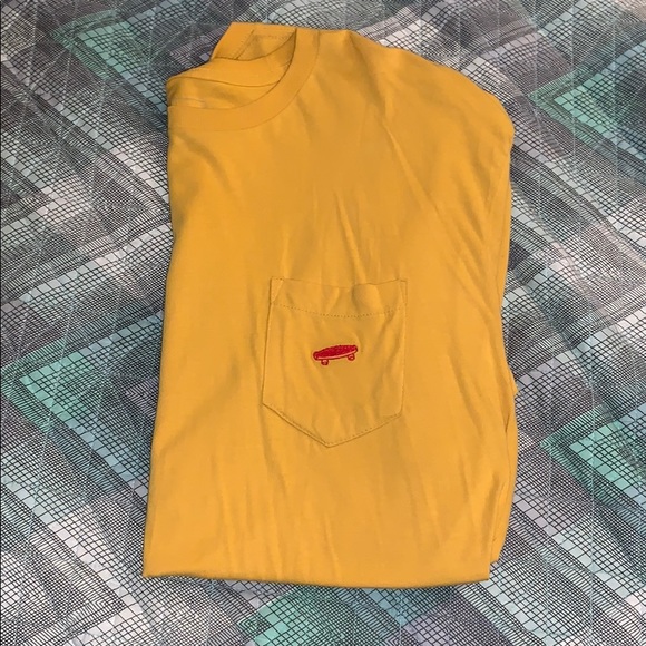 mustard yellow vans shirt